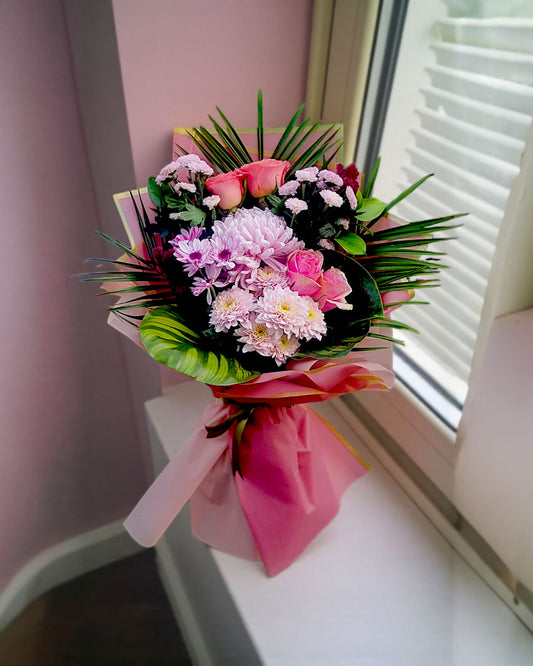 Grace Melody Krizantem&Gül Buketi