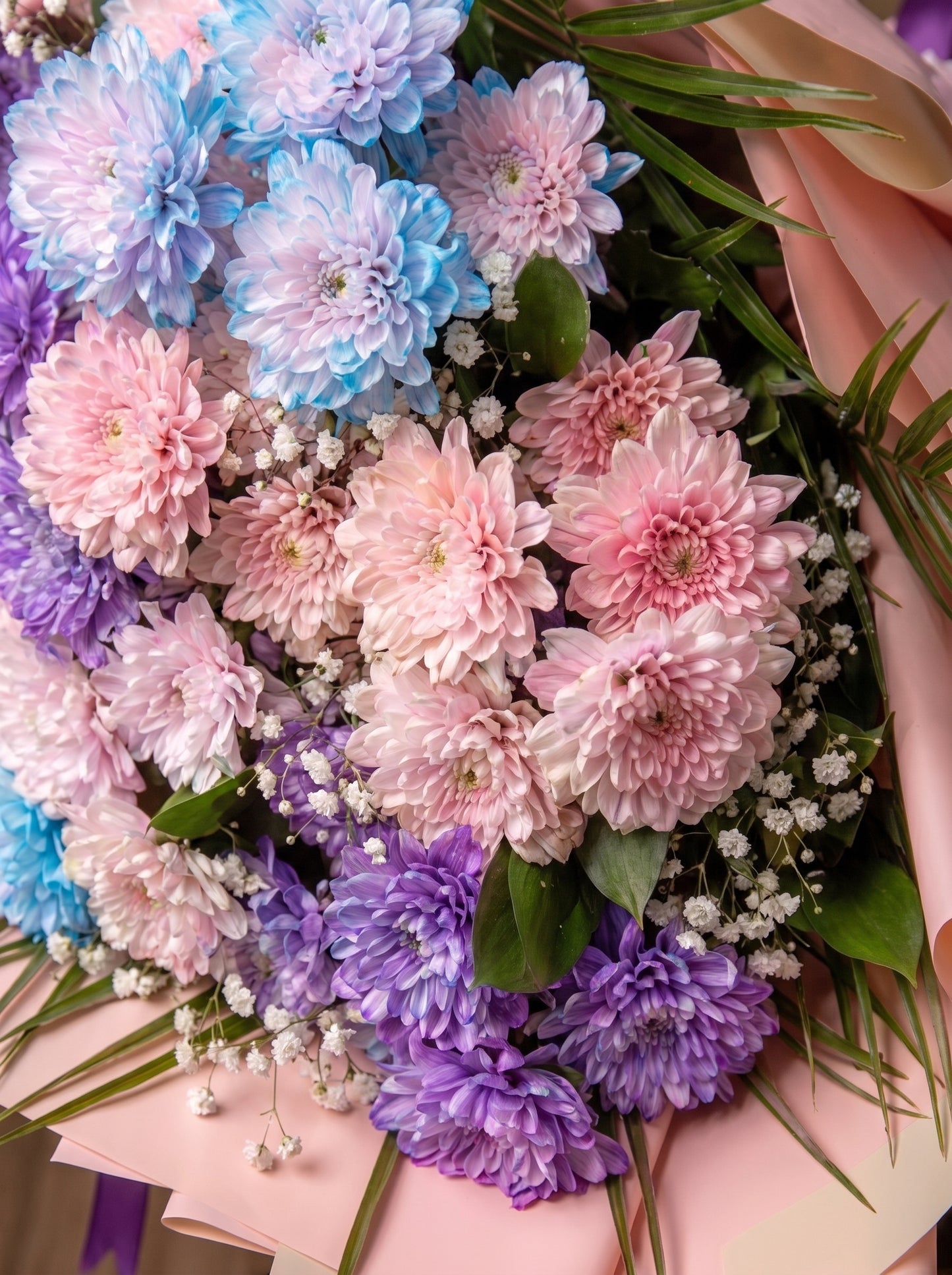 Pastel Harmony Premium Krizantem Buketi