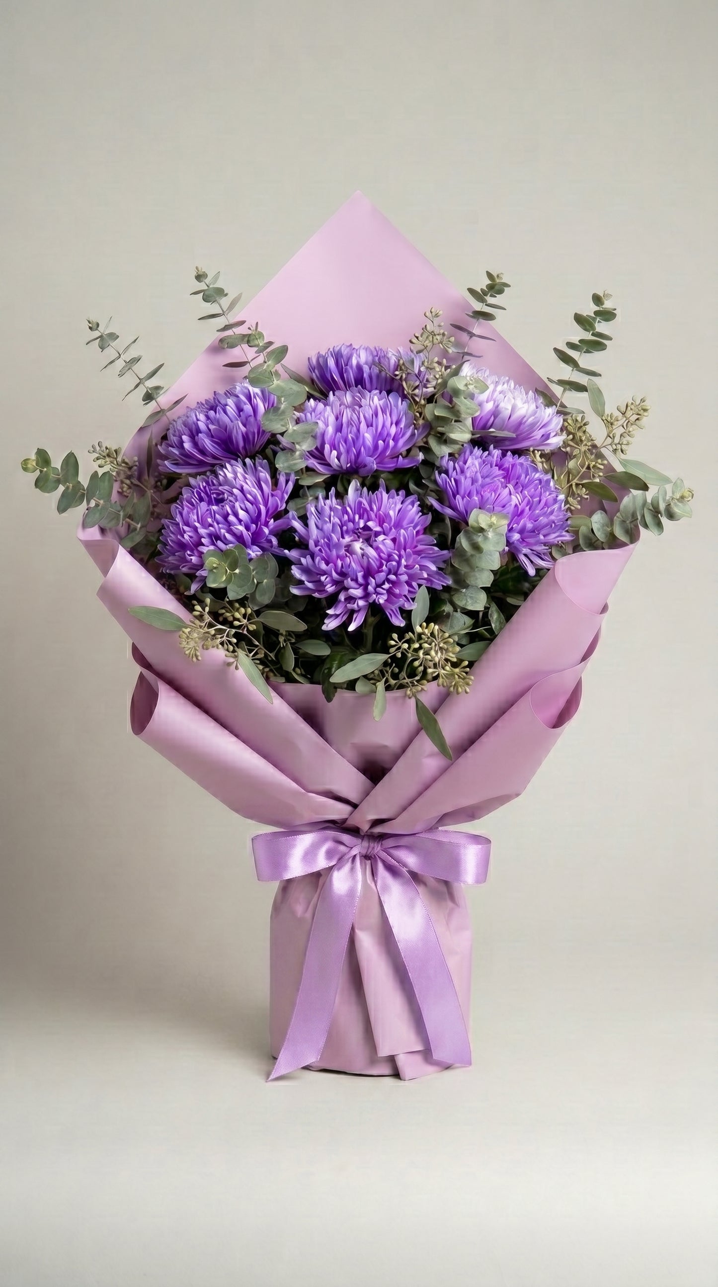 Lavender Majesty Lila Anastasia Krizantem Buketi