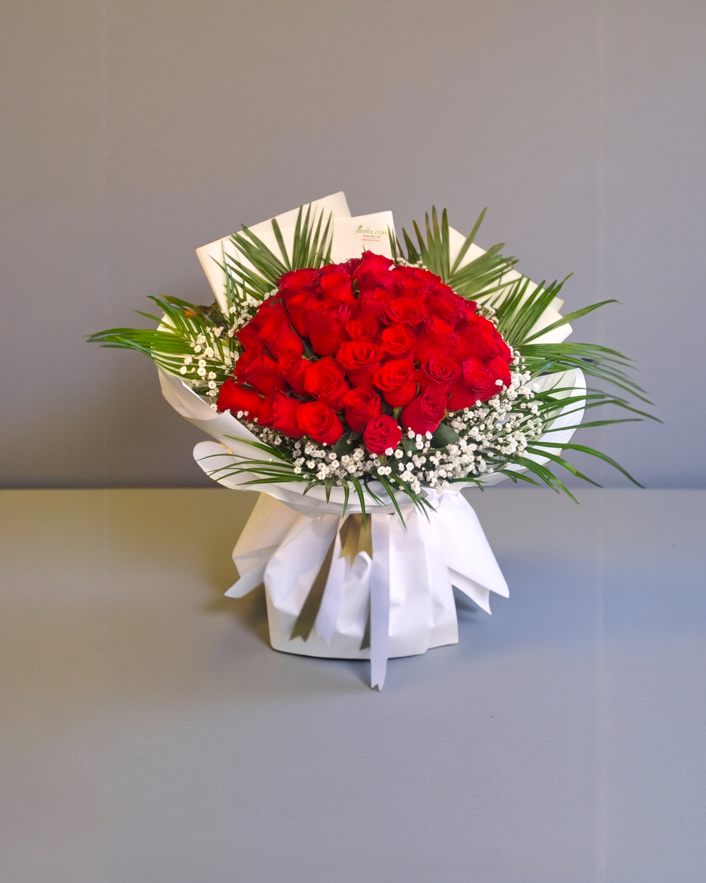 Crimson Love Elegance 37 Adet  Gül Buketi