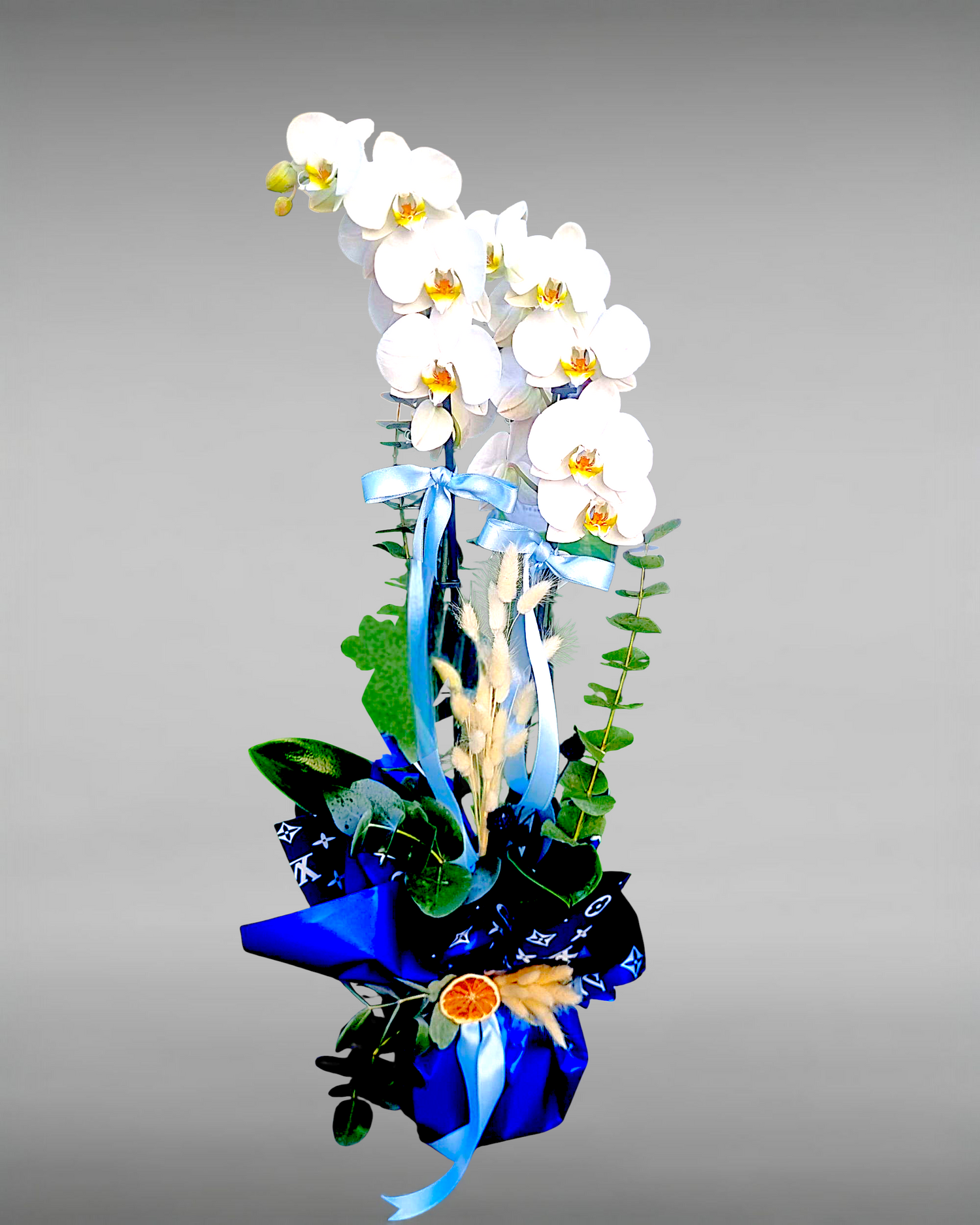 Blue Serenity Beyaz Orkide - Çiçeklendir