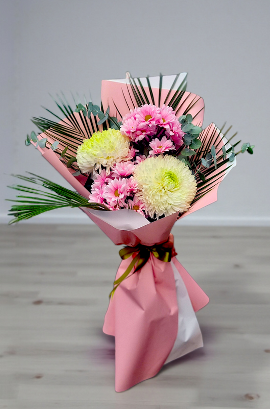 Soft Romance Bouquet  Zarif Pembe Romantizm - Çiçeklendir