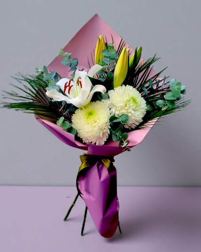 Ivory Bloom Grace Anastasia&Lilyum Buketi - Çiçeklendir