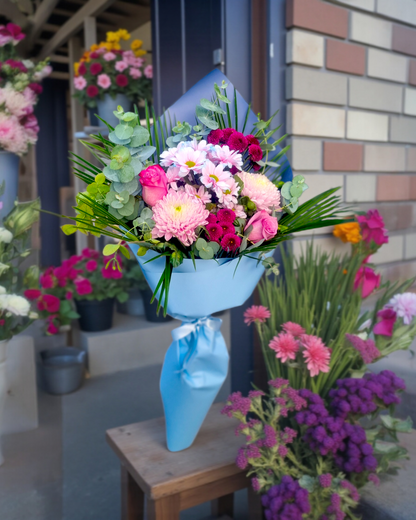 Blue Blush Harmony - Çiçeklendir