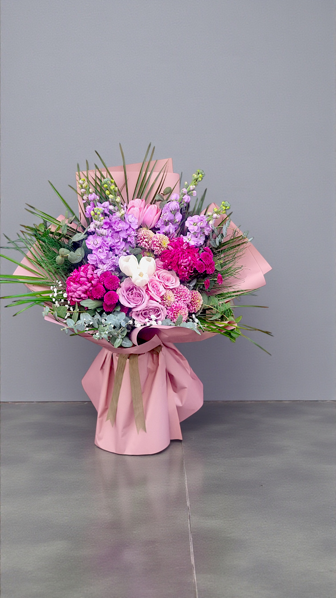 Pink Symphony Bloom  Pembe Renkler Çiçek Senfonisi