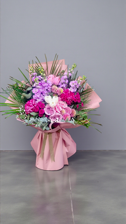 Pink Symphony Bloom  Pembe Renkler Çiçek Senfonisi