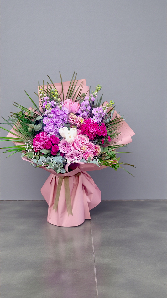 Pink Symphony Bloom  Pembe Renkler Çiçek Senfonisi