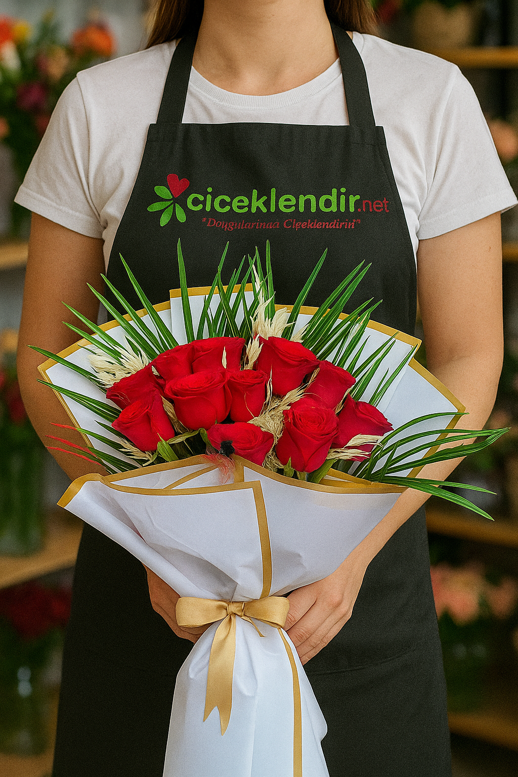 Amour Rouge Kırmızı Gül Buketi