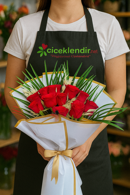 Amour Rouge Kırmızı Gül Buketi