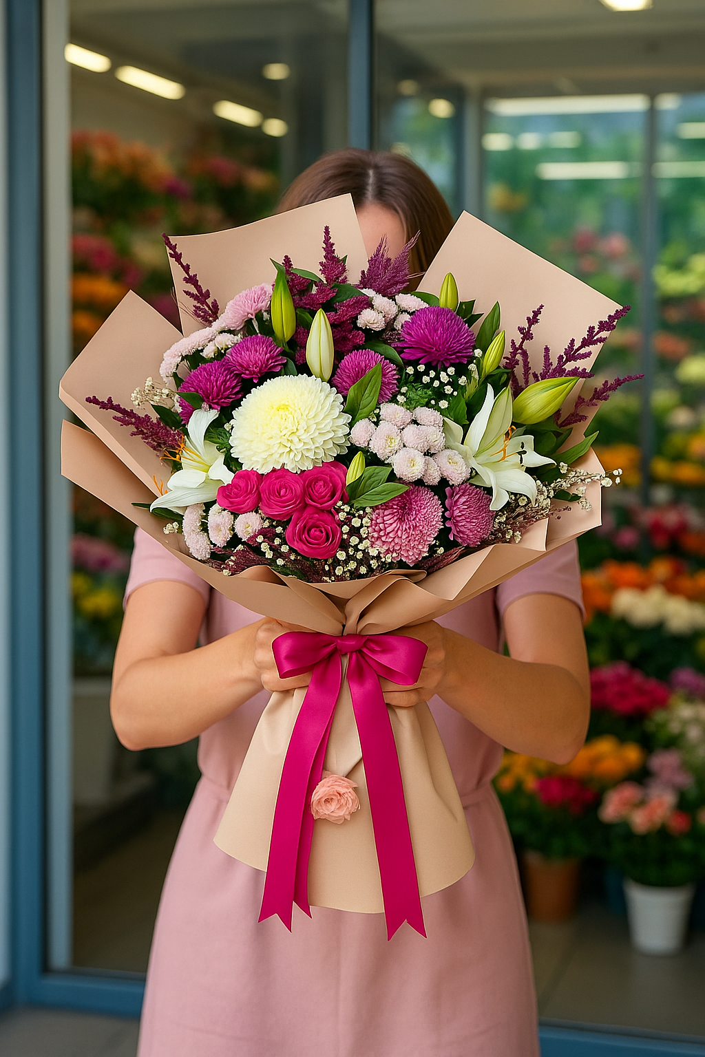 Blossom Symphony Krizantem Buketi - Çiçeklendir