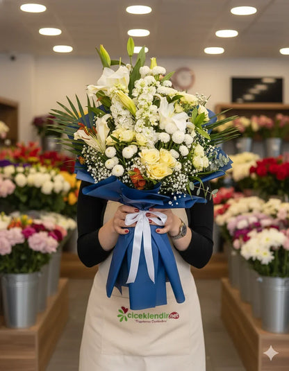 Limonium Bloom yakın çekim detay – Ankara çiçekçi