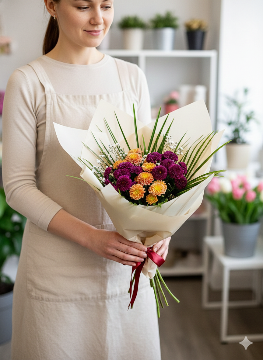 Berry & Sunset Charm – Gün Batımı & Mürdüm Zarafeti