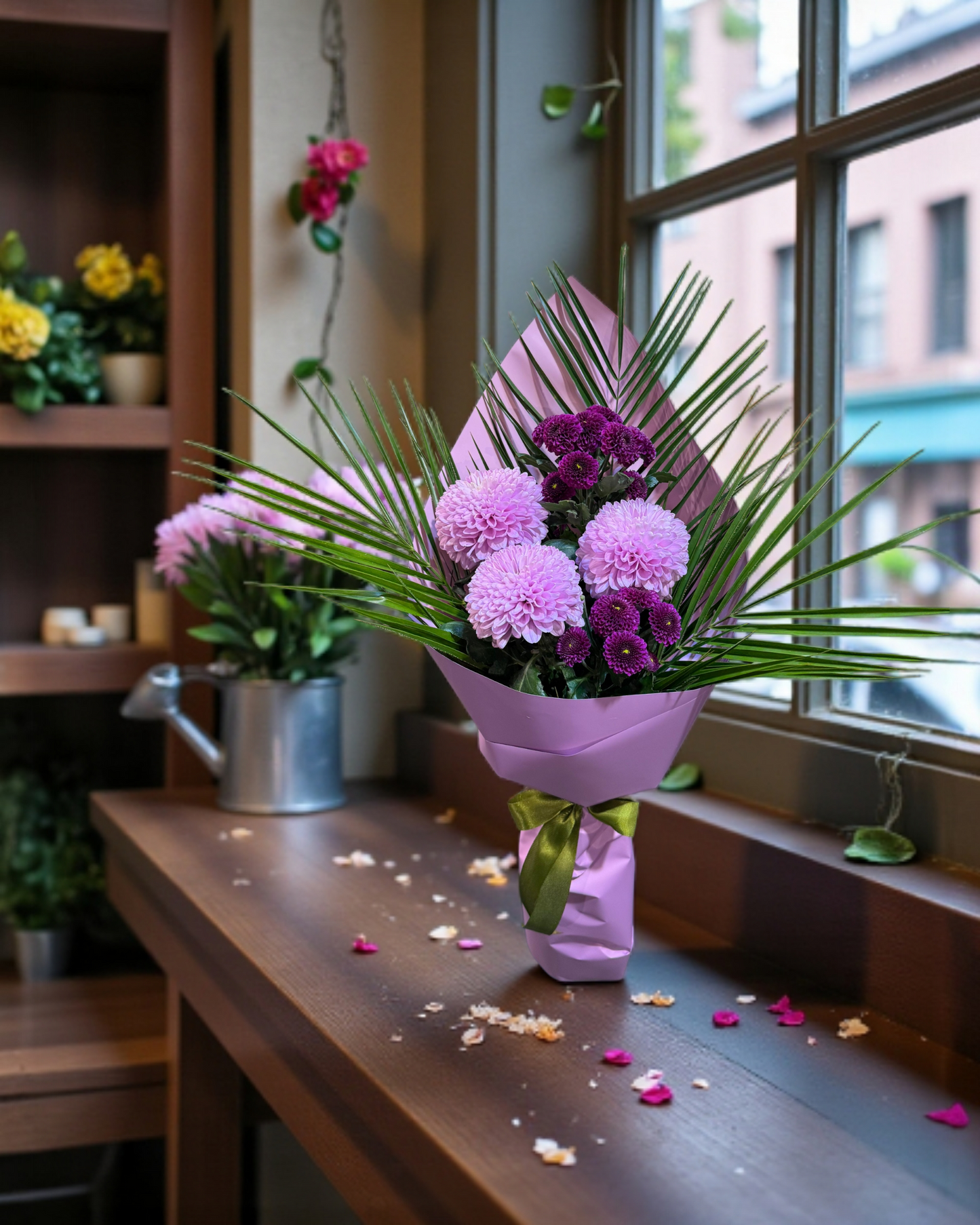 Lavender Plum Harmony Lila & Mürdüm Uyumu Buketi – Ankara çiçek sipari?i ayn? gün teslim