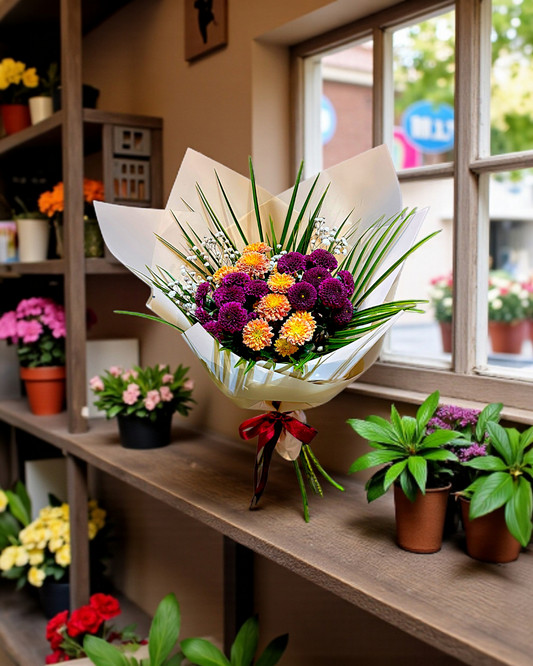 Berry & Sunset Charm – Gün Batımı & Mürdüm Zarafeti