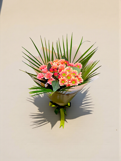 Coral Daisy Charm Mercan Papatya Buketi