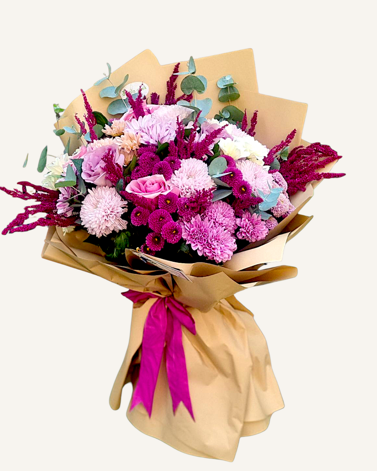 Magenta Bloom Kasımpatı&Gül Buketi