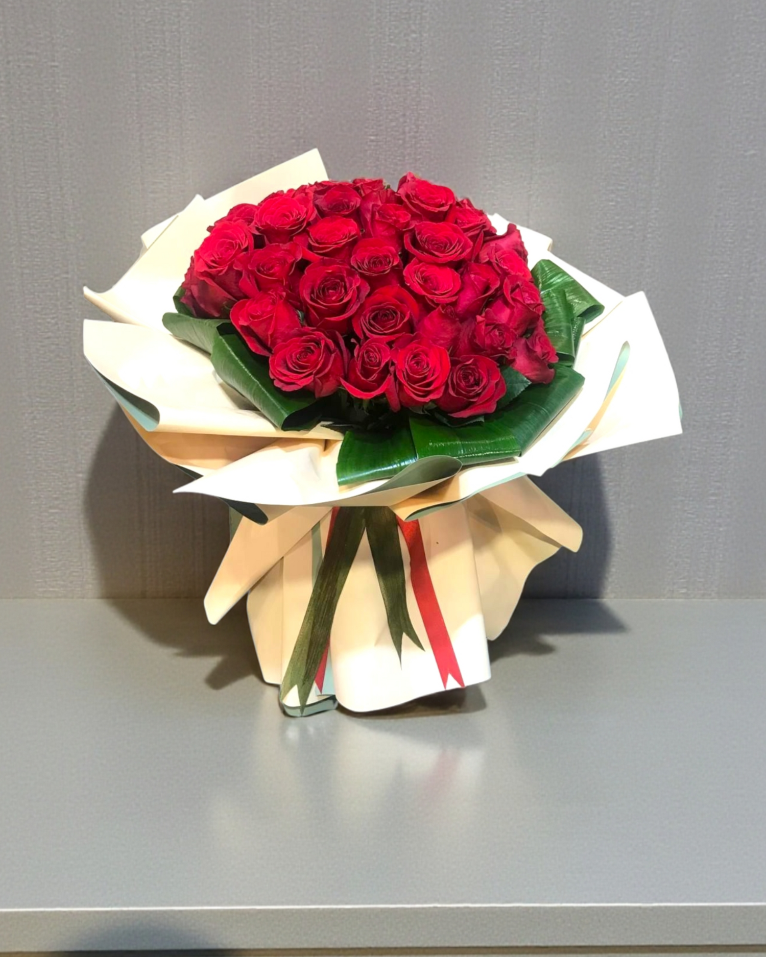 Ruby Heart Elegance 33 Adet Gül Buketi