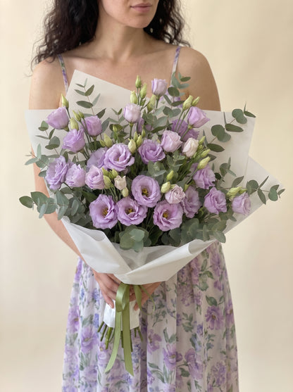 Royal Lavender Grace Lila Lisyantus Buketi