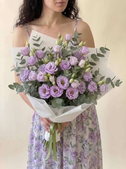 Royal Lavender Grace Lila Lisyantus Buketi