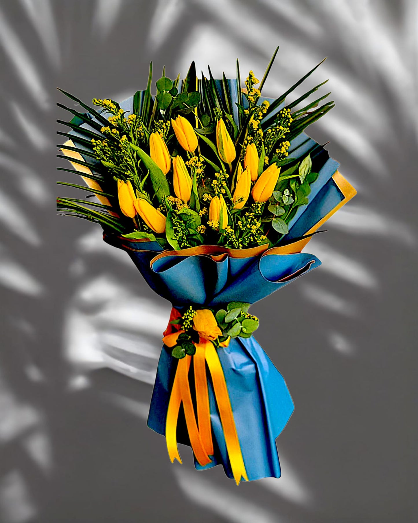 Sunny Bloom Sarı Lale Buketi Enerjisiyle Güneşi Taşıyan Laleler - Çiçeklendir