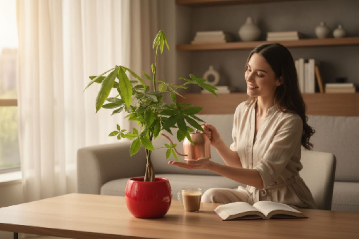 Emerald Fortune  Para Ağacı (Pachira Aquatica) - Çiçeklendir