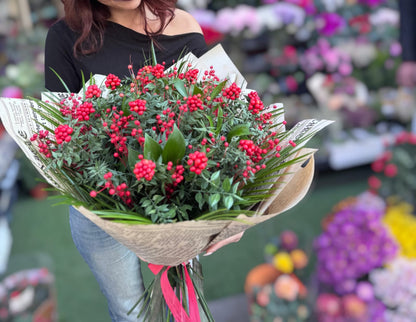 Yılbaşı Işıltısı Kokina Buketi