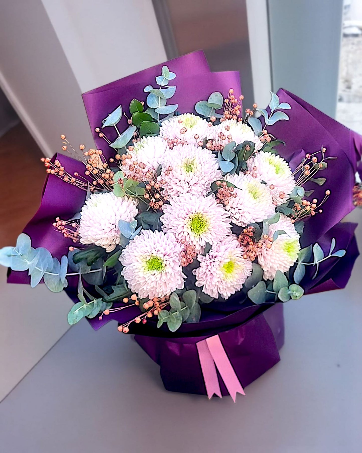 Violet Whisper Pembe Anastasia Buketi