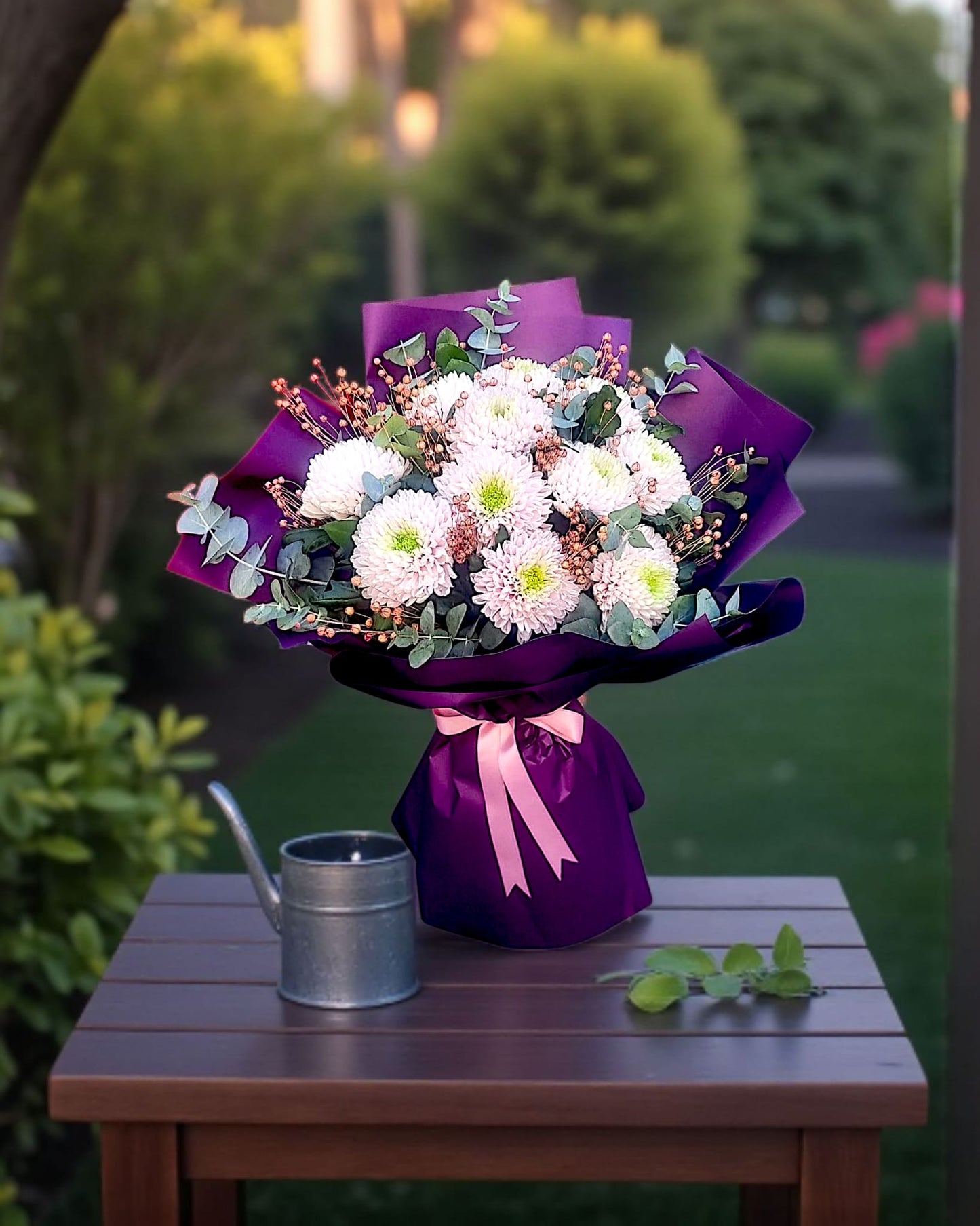 Violet Whisper Pembe Anastasia Buketi