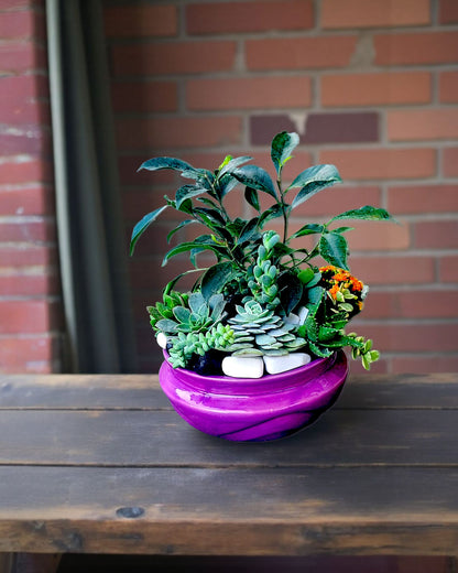 Violet Garden Mor Bahçe Aranjmanı - Çiçeklendir