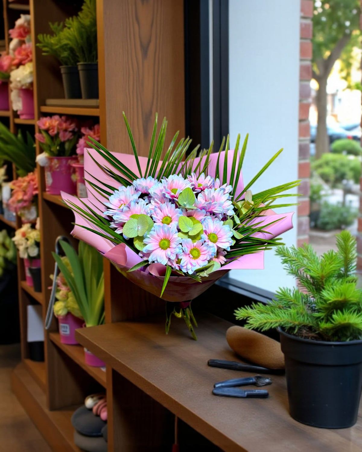 Pastel Daisy Delight Papatya Buketi