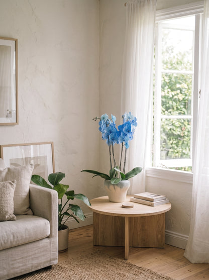 Azure Royal Orchid Mavi Phalaenopsis Orkide özel tasarım – Çiçeklendir Ankara